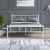 Woody Fashion Double Bedstead Akin - White 140x190