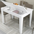 Hanah Home Trpezarijski sto Kiev 510 110x75x72cm Beli