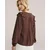 WE Fashion Bluza temno rjava