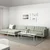 LANDSKRONA Sofa 5-sed, s lenjivcima/Gunnared svetlozelena/drvo