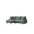 Atelier del Sofa Ugaona sofa, Zelena