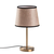 Opviq Stona lampa 5102, 21x21x39 cm, IP20, Zlatno-smeđe boje