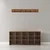 HANAH HOME Cipelarnik Talu Walnut