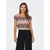 ONLY Bluza  rjava / roza / črna / bela