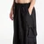 Hlače Y-3 GRD 3-Stripes Cargo Pants Black L