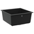 Umivaonik Crna 430 x 460 mm 80% kvarc i 20% smola