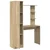 Stol 2 pcs Sonoma hrast