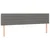 Vidaxl Box spring postelja z vzmetnico temno siva 200x200 cm blago