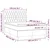 Vidaxl Box spring postelja z vzmetnico LED modra 140x200 cm blago