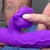 SuperLove 3in1 G-Spot Wiggling & Biting & Licking Rabbit Vibrator Purple