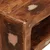 Vidaxl Toaletna mizica Rjava 90 x 76 x 45 cm Trdna obnovljena les