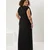 Trendyol Curve Ženska haljina Tbbss25Ah00052, Crna