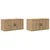 Zidni TV ormar set 2 pcs Umjetnički hrast 80 x 34,5 x 40 cm