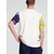 Desigual Majica Cosmos nočno modra/limona/bela