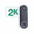 ARLO AVD4001-100EUS Essential (Gen. 2) Video Doorbell 2K Security Wireless Bela Sigurnosna kamera