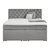 Boxspring Krevet Chester 160/200 cm , siva