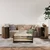 Hanah Home set klub stolova Amon, travertin / antik / orah