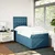 Box spring krevet s madracem plavi 90x200 cm baršunasti