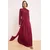 Trendyol Modest Ženska haljina Tctss26Db00013, Bordo