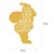 WALLXPERT XMASGOLD 009 Zidna dekoracija