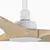 FARO 33805WT - Stropni ventilator HEYWOOD S, drvo/bela, prečnika 90 cm, WT + daljinski upravljač
