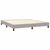 Vidaxl Box spring postelja z vzmetnico svetlo siva 180x200 cm blago