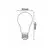 LED sijalica FILAMENT A60 E27/8W/230V 4000K