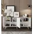 Hanah Home komoda Latina Modern 180, 180 cm, bela