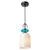 Luster na sajli TROPEA 1xE27/15W/230V crna/dimljeno-ljubičasta/plava/bela