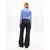 Tommy Jeans Pletena jopa modra/bela