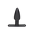 Master Series Bum-Tastic 28X Silicone Anal Plug with Harness & Remote Control Black
