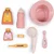 Kadica in nočni lonec za 42 cm lutko – kopalni set in dodatki Soft Baby Nurse Smoby s 8 dodatkov