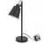 Stona lampa 1xE27/40W/230V crna