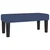 Vidaxl Box spring postelja z vzmetnico modra 100x200 cm blago