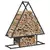Stalak za drva crni 80x25x90 cm hladno valjani čelik