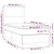 Vidaxl Box spring postelja z vzmetnico moder 90x190 cm blago