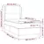 vidaXL Box spring postelja z vzmetnico LED modra 100x200 cm blago