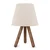 Opviq Stona lampa AYD-2845, Prljavo bela