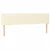 Vidaxl Box spring postelja z vzmetnico krem 180x200 cm umetno usnje