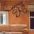WallXpert metalni zidni ukras 5074, glave kobile i ždrebeta, 45 x 43 cm, crni