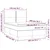 Vidaxl Box spring postelja z vzmetnico LED modra 140x200 cm blago