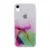 Maska Water Spark za iPhone XR transparent pink-zelena