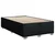 vidaXL Box spring postelja z vzmetnico črna 120x190 cm blago
