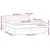 Vidaxl Box spring postelja z vzmetnico krem 180x200 cm blago