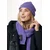 MEXX Ženska kapa Beanie ljubičasta