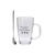 shumee Kozarci za kavo Latte + žličke 300 ml