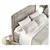 Svetlo rjava boxspring postelja 180x200 cm Dove – Maison de Reve