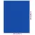 Tepih za šator 250 x 200 cm plavi HDPE