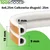 shumee x 6,25 m D tesnilo belo