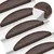 Vidaxl Preproge za stopnice 10 kos 56 x 17 x 3 cm Non-Slip Kavna rjava